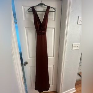 Terracotta Rust Revelry Bridesmaid dress